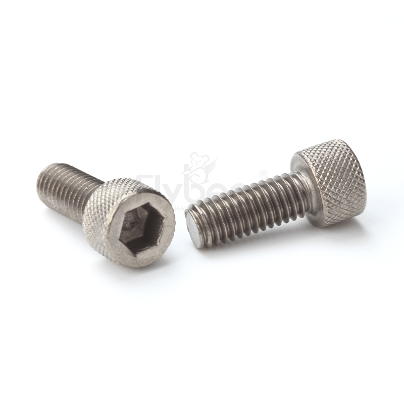 TA2钛本色内六角圆柱头全牙滚花螺钉GB70.1