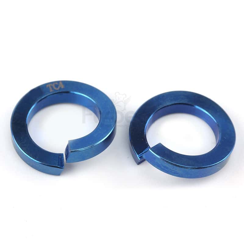 TC4(抗拉≥1100MPa)钛合金脉冲阳极氧化标准型弹簧垫圈GB93