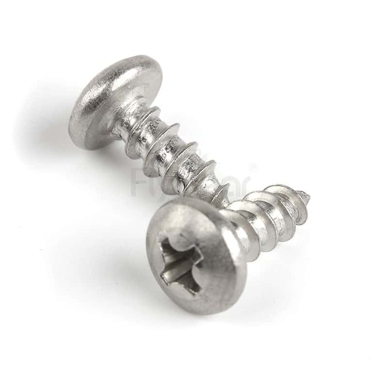 304不锈钢钝化处理十字槽盘头自攻螺钉ANSIB18.6.4P