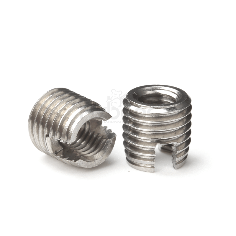 303不锈钢钝化处理48h(开槽型)自攻螺套