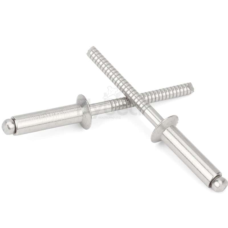 304不锈钢开口型沉头抽芯铆钉51级GB12617.4