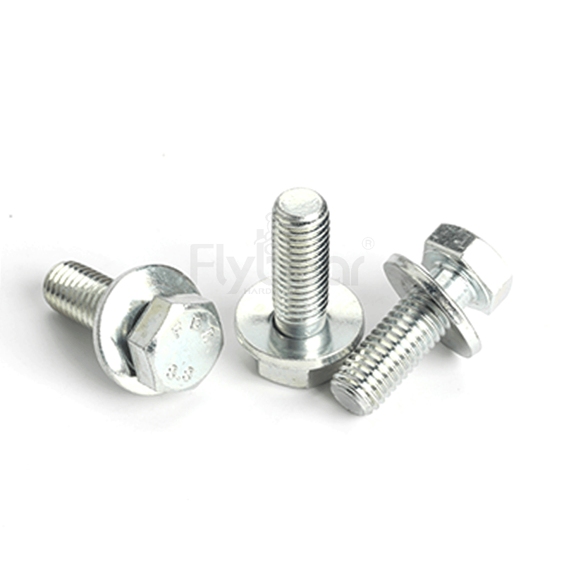 碳钢8.8级环保蓝白锌镀厚5≥μm六角头螺栓和锥形弹性垫圈组合件GB9074.32